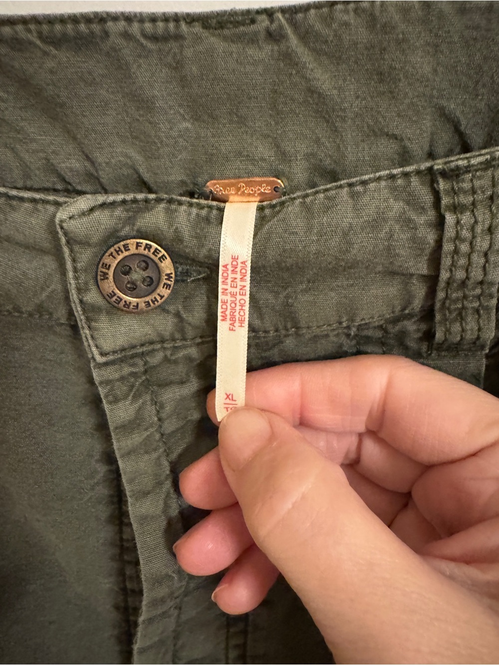 Free People Clover Dropped Trouser size XL - Picture 5 of 5
